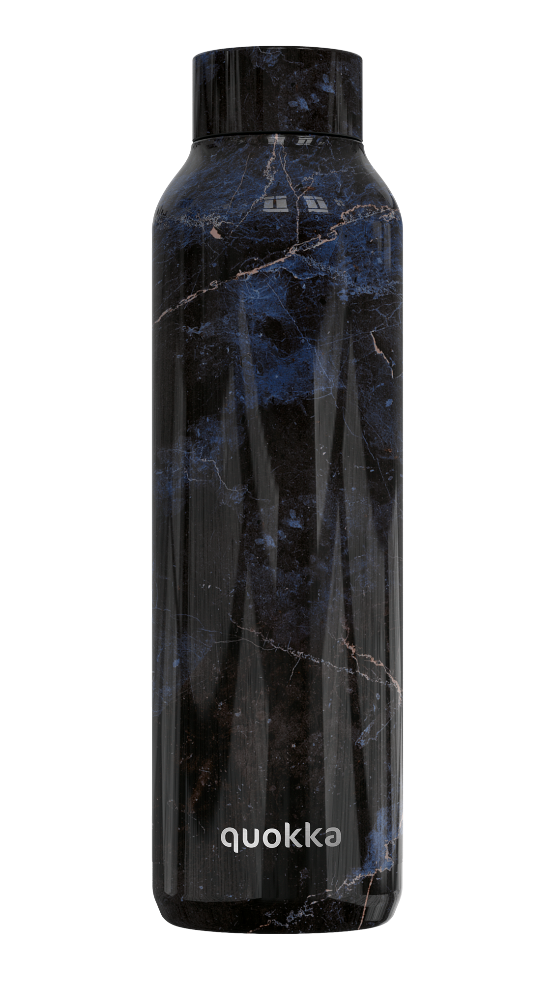 QUOKKA SOLID termospudel BLACK MARBLE 630 ML