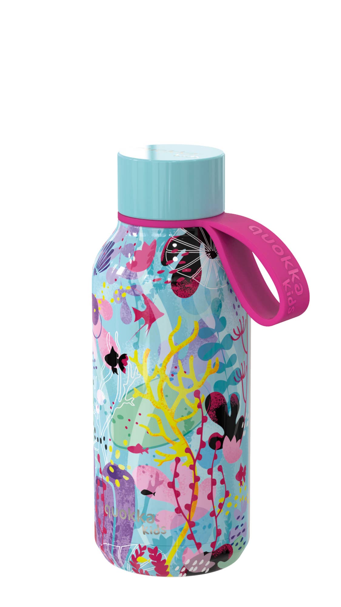 QUOKKA KIDS termospudel SOLID WITH UNDERWATER sangaga 330 ML